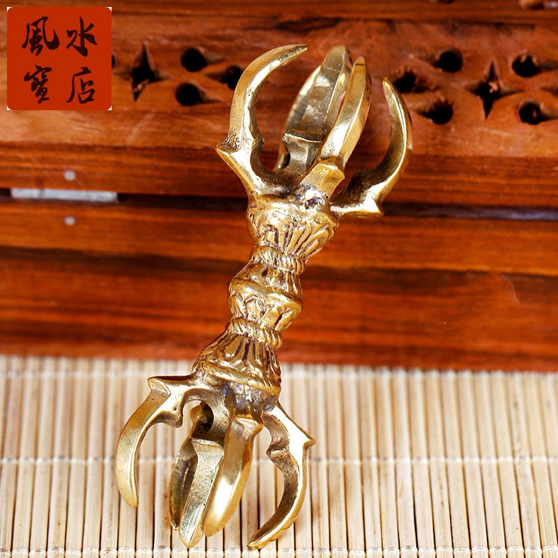 現貨 尼泊尔金刚杵纯铜五股金刚杵护身五智金刚杵金刚杵挂件吊坠十字金剛杵佛教法器 蝦皮購物