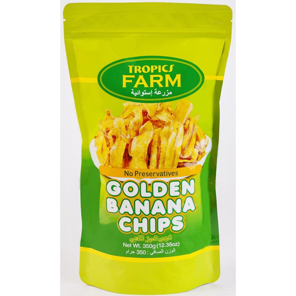 菲律賓 TROPICS FARM 超人氣 金黃 香蕉 脆片 350g Banana Chips