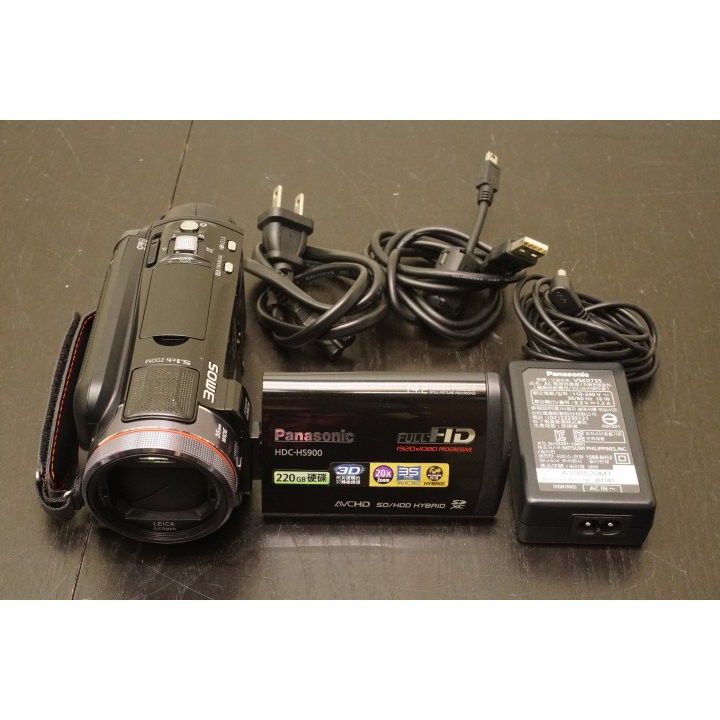 Panasonic HS900 Full HD 1920x1080p 3D Ready DV 數位攝影機