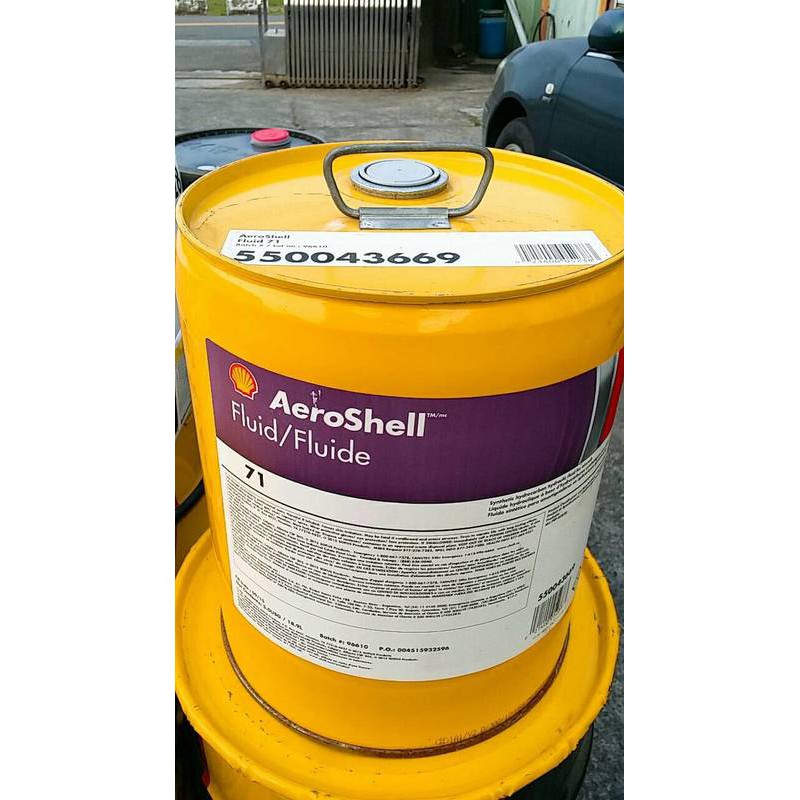 【殼牌Shell】航空用液壓油、AeroShell Fluid 71、18.9公升/桶裝【航空航天-潤滑】