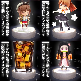 三色 發光 變色 燈 展示臺 杯墊 排球少年 櫻桃小丸子 美少女戰士 史萊姆 柯南 汽車 飛機 皮卡丘 紙模型 馬力歐