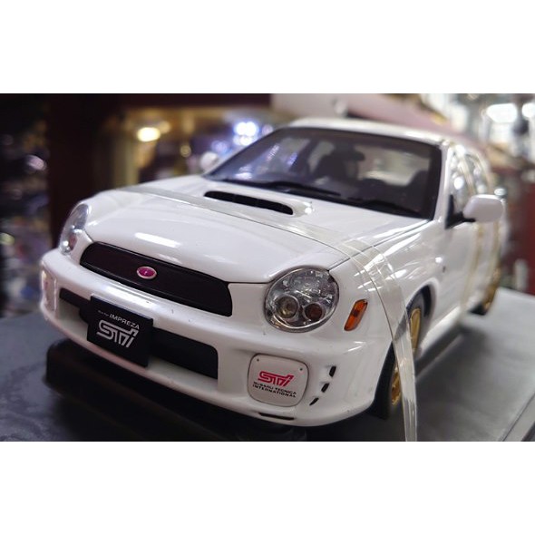 Autoart 1 18 Subaru New Age Impreza Wrx Sti 白 原盒 蝦皮購物