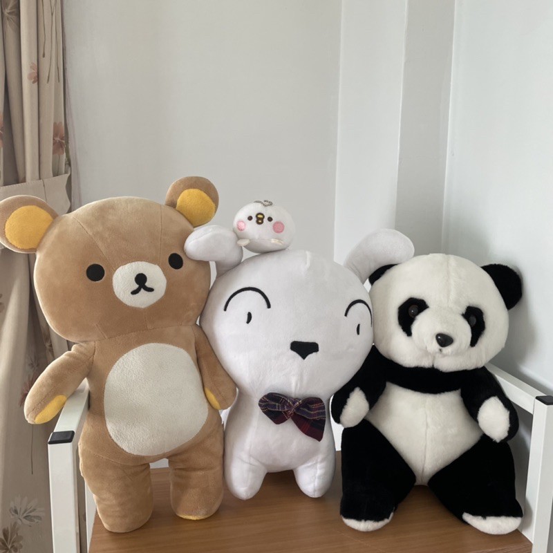 《二手布偶娃娃》p助吊飾/小白/木柵動物園-熊貓/拉拉熊