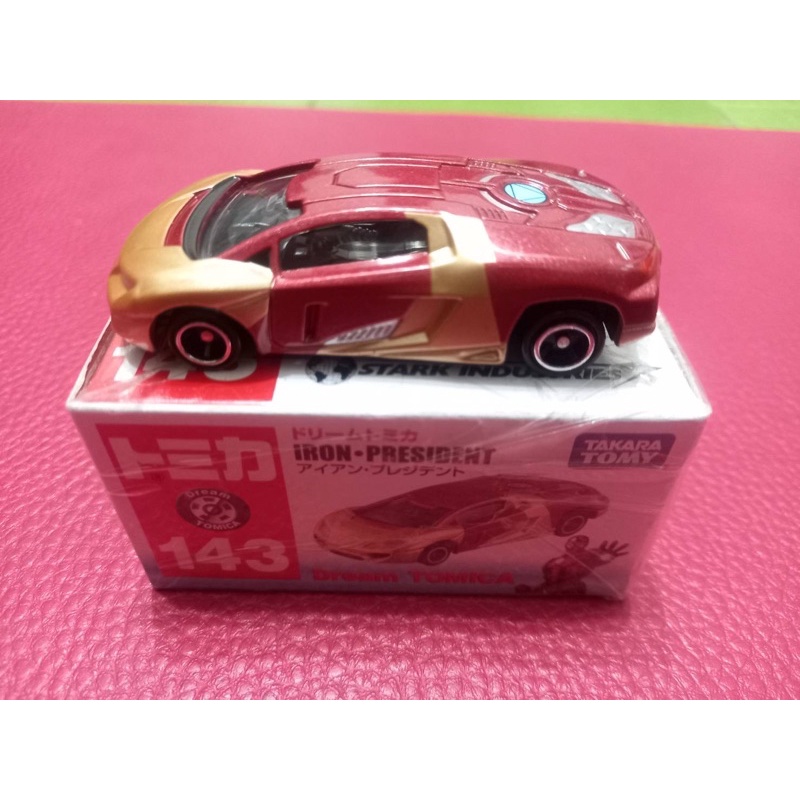 TOMY TOMICA 多美NO.143 鋼鐵人跑車 現貨 （盒損品）