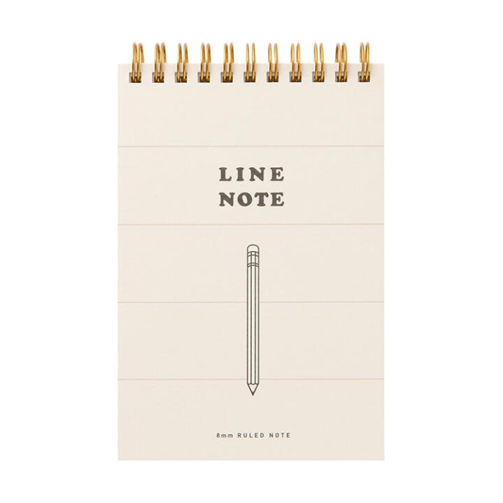 [ARTBOX OFFICIAL] 韓國 手帳本 Memo Notebook Ivory Pencil Line