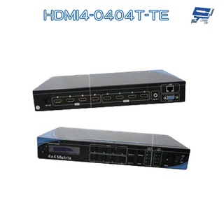 昌運監視器 HDMI4-0404T-TE HDMI影像4入4出 4K2K 4x4 HDMI矩陣處理器