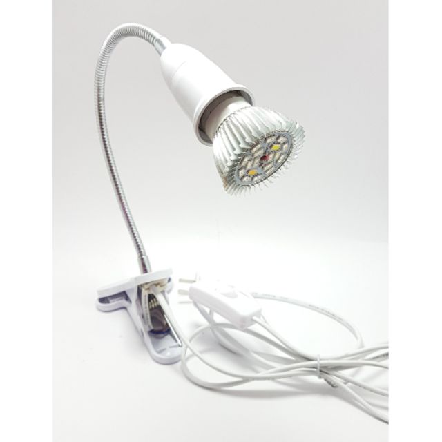 萬用蛇管燈加長版40公分含開關附全光譜植物燈投射燈泡植物生長燈機床燈檯燈桌燈夾燈機台燈展示燈工作燈
