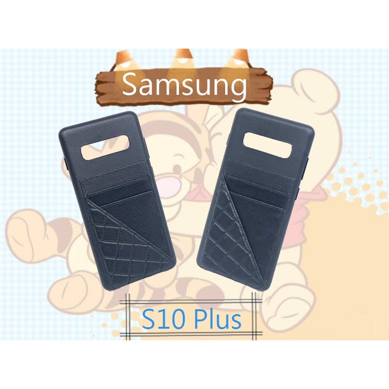 City Boss Samsung Galaxy S10 Plus 皮革 真皮 手機殼 保護殼 背蓋 質感殼 可插卡片