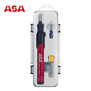臺灣製ASA【日本馬達電池式電刻筆(紅)】電動雕刻筆 刻字機 電磨機 刻磨機 刻字筆