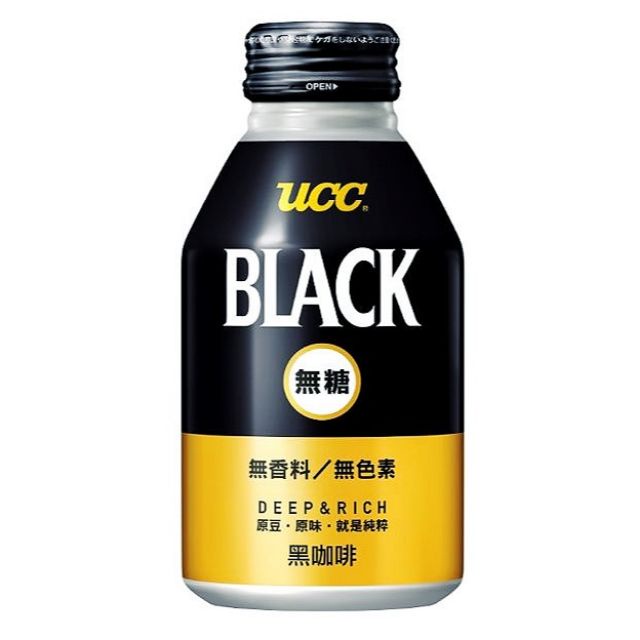 【UCC】BLACK 咖啡 無糖 黑咖啡 無糖黑咖啡 275g  (24入/箱)