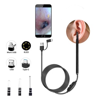 Smart Visual Ear Cleaner with Endoscope Camera Otoscope Ear