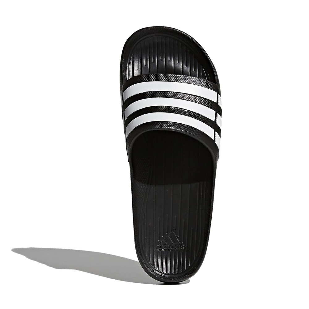 【我塑我形】ADIDAS DURAMO SLIDE 拖鞋 防水拖 一體成型 黑色 男女 G15890