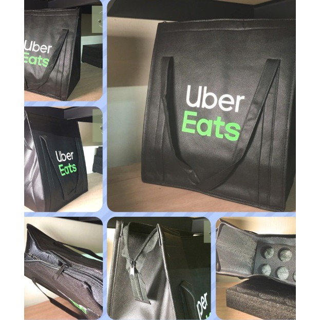 現貨 Ubereats 官方提袋 uber eats 手提袋 保溫袋 小包 全新 含杯架  新版保溫提袋