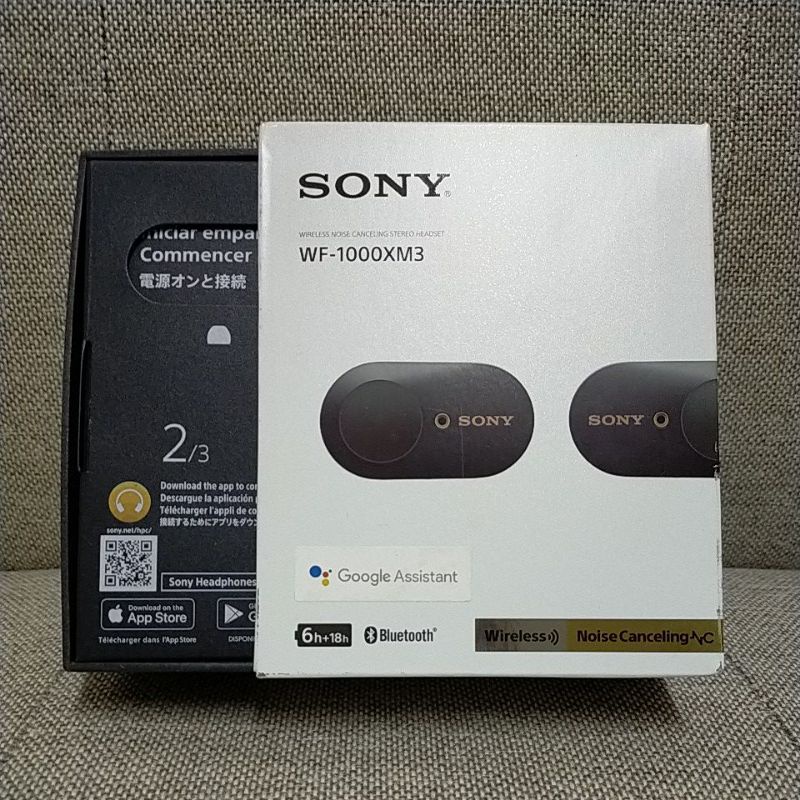 [二手] Sony WF-1000XM3 無線防噪立體聲藍芽耳機 黑色