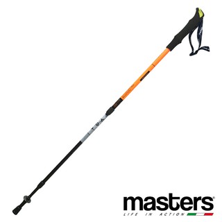 【義大利 MASTERS】輕量直把登山杖『橘』MA01ST4419