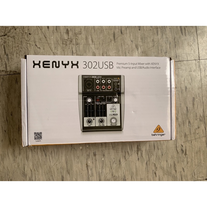 BEHRINGER XENYX 302 USB 公司貨 錄音介面 ，輸入EQ調整、內錄功能