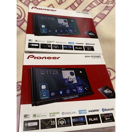 華聲車用影音科技-先鋒PIONEER AVH-Z9250BT CarPlay/Android-Auto/DVD 車載主機