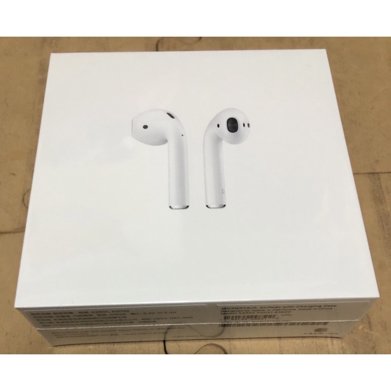 （降價）（全新原廠正品）Apple AirPods 搭配充電盒 二代