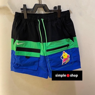 【Simple Shop】NIKE NSW 二次元 運動短褲 拚色 卡通 大口袋 工裝短褲 黑綠藍 DM7919-011