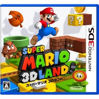 3DS 超級瑪利歐3D樂園 (超級瑪莉歐3D樂園) 純日版 (3DS台灣中文機不能玩) 二手品