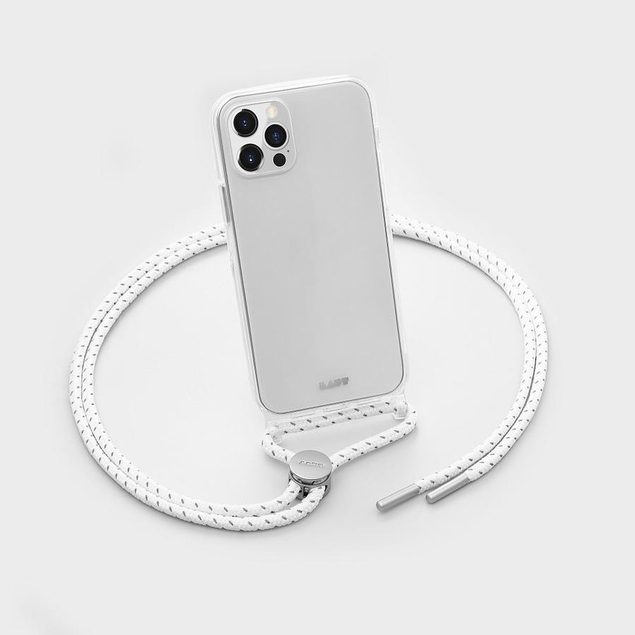 LAUT iPhone 12 Pro Crystal-X系列繩索背帶手機殼/ 透明 eslite誠品