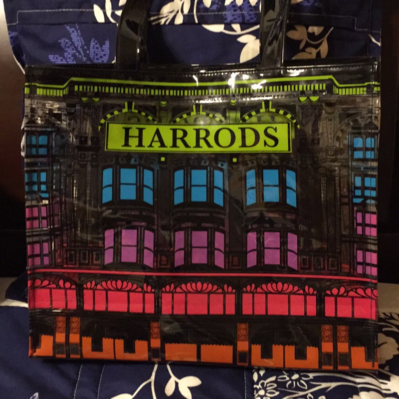 Harrods肩背手提購物袋背包