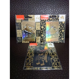 派大星swag一卡通/海綿寶寶swag一卡通/海綿寶寶金閃閃一卡通