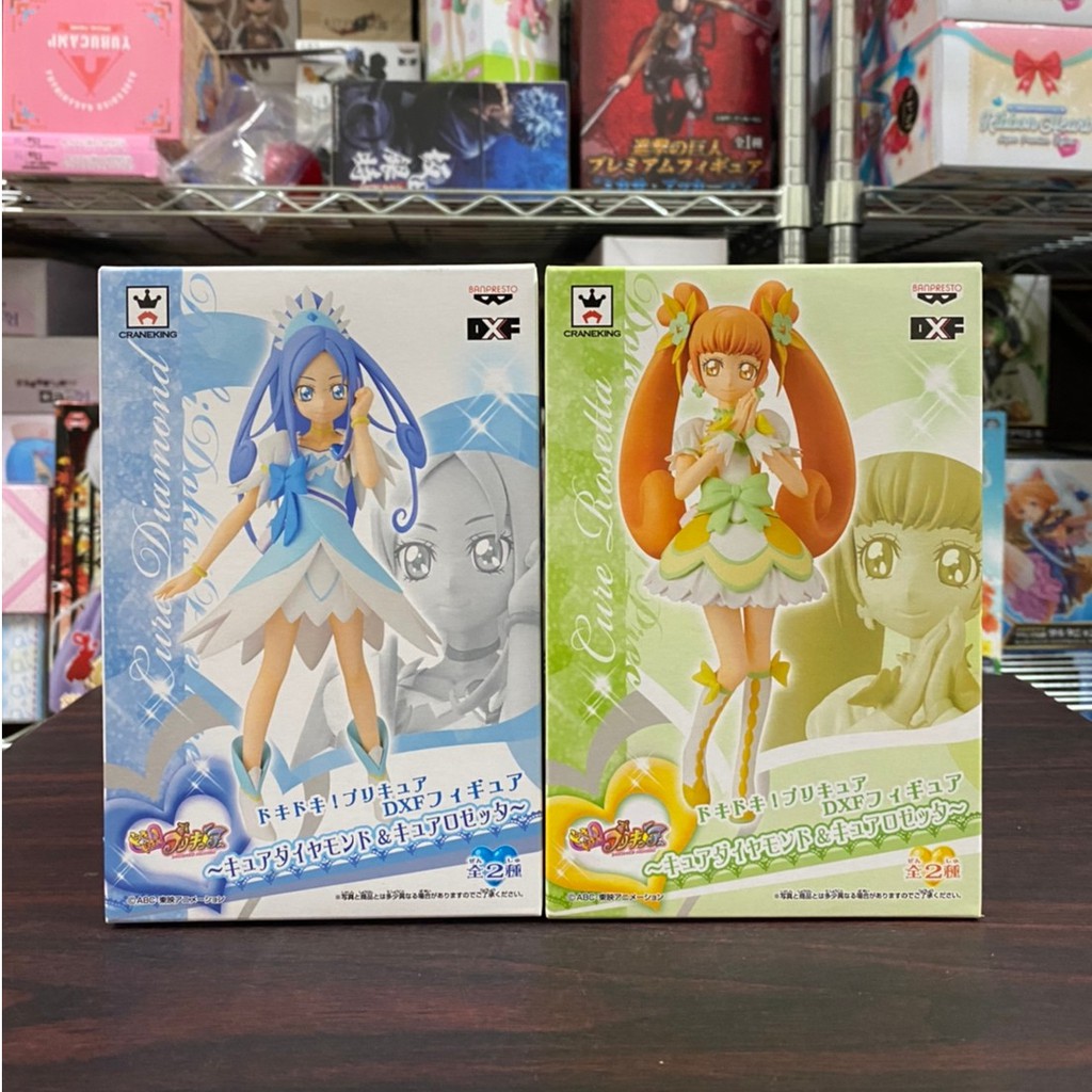 日版客 日版心跳光之美少女dxf 菱川六花鑽石天使四葉愛麗絲幸運草天使美少女公仔 蝦皮購物