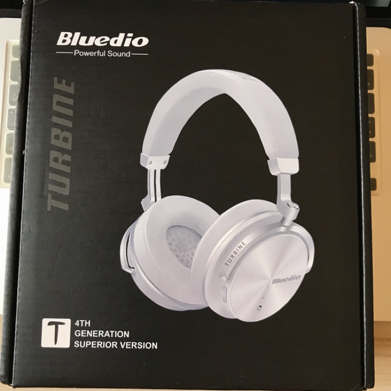 藍弦 Bluedio T4S 藍牙耳機 藍芽 頭戴式 全罩式 白色 無線Hifi 手遊 抗噪 全新 美國親自帶回 可面交