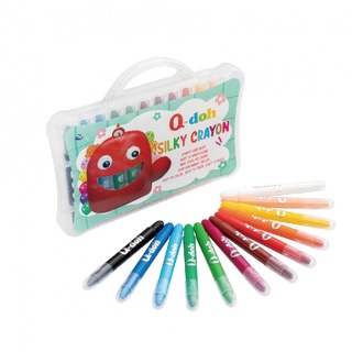 【Q-doh】絲滑蠟筆 silky crayon 12色