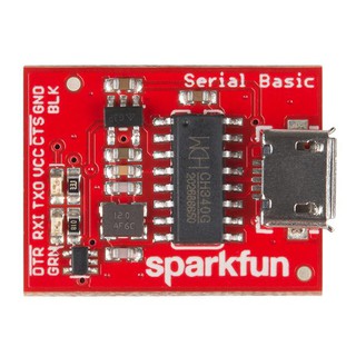 【台灣物聯】Sparkfun Serial Basic Breakout – CH340G USB 轉 TTL 轉換模組