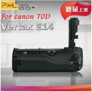 【eYe攝影】加贈LPE6電池 PIXEL 品色手把 CANON 70D 垂直把手 垂直把手 電池手把 電池把手 LP-E6 電池盒 相容 BG-E14