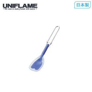 【UNIFLAME】UF FD矽膠摺疊湯匙 藍 U667781