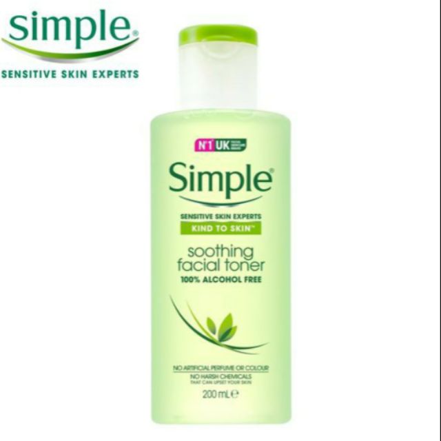 Simple 清妍洋甘菊舒緩保濕化妝水 200ml