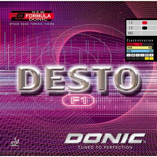 力揚桌球-  DONIC Desto F1 膠皮