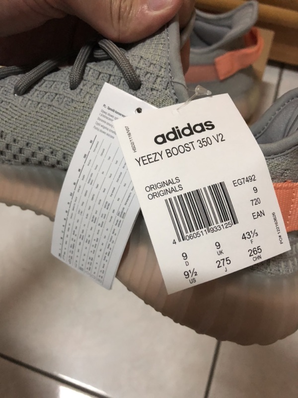Adidas Yeezy 350 Boost V2 True Form EG7492 EG7492