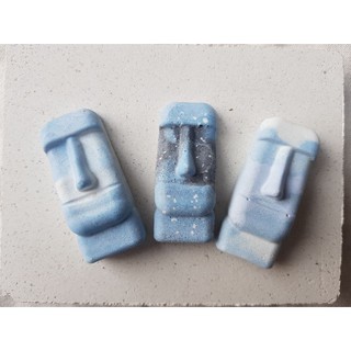 [重生DNA]水泥懶人擴香片-摩艾造型 White cement scent diffuser