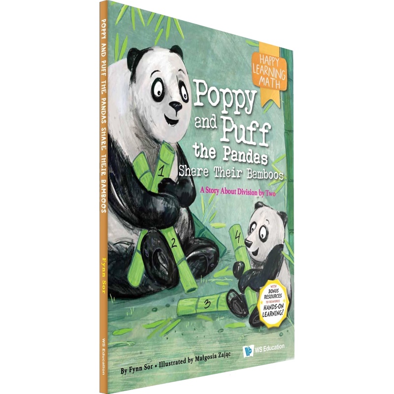Poppy and Puff the Pandas Share Their Bamboos: A Story About Division by Two[93折]11100990880 TAAZE讀冊生活網路書店