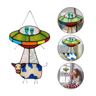 創意ufo 外星人牛吊墜飾品家用花園裝飾戶外裝飾品童話 蝦皮購物