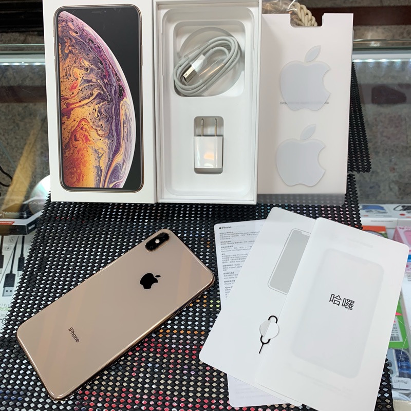 【二手】9.9成新的Apple iPhone XS Max 256g 金色【原廠保固至2020年2月1日】盒裝/公司貨