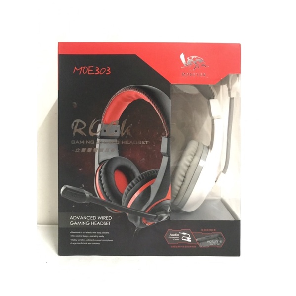 RONEVER MOE303 Rock 立體聲電競耳機 麥克風 遊戲 耳機專業 電競 耳機麥克風