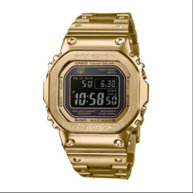 CASIO G-SHOCK GMW-B5000GD-9JF 金色 全金屬 不鏽鋼 電子錶