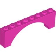 玩樂趣 LEGO樂高 16577 深粉色 1*8*2 拱型磚 (B3)