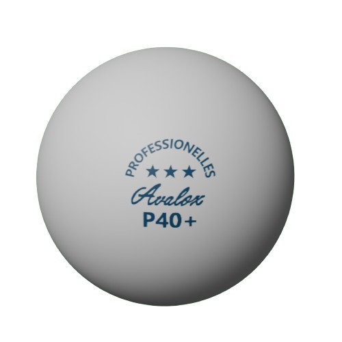 AVALOX阿瓦拉三星練習球白色72顆裝(千里達桌球網)