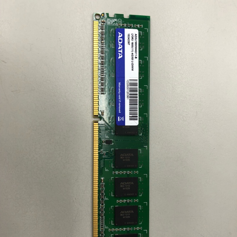 威剛DDR3 1600 4G