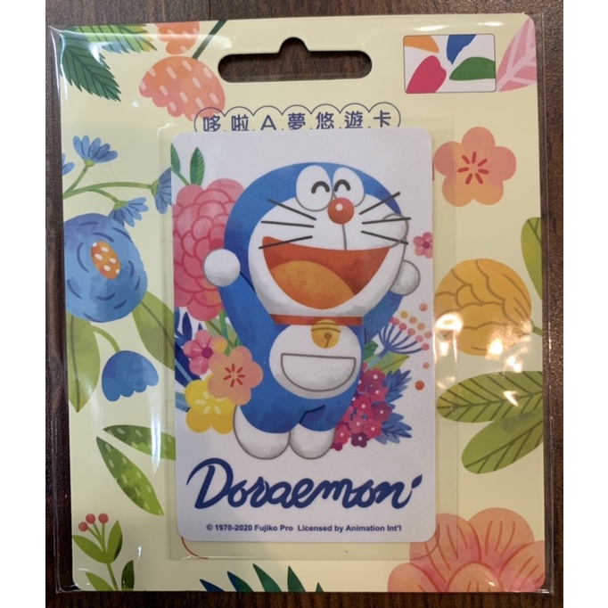 🔥快速出貨🔥 免運可刷卡💯 🌈  哆啦A夢悠遊卡—花草風 Doraemon