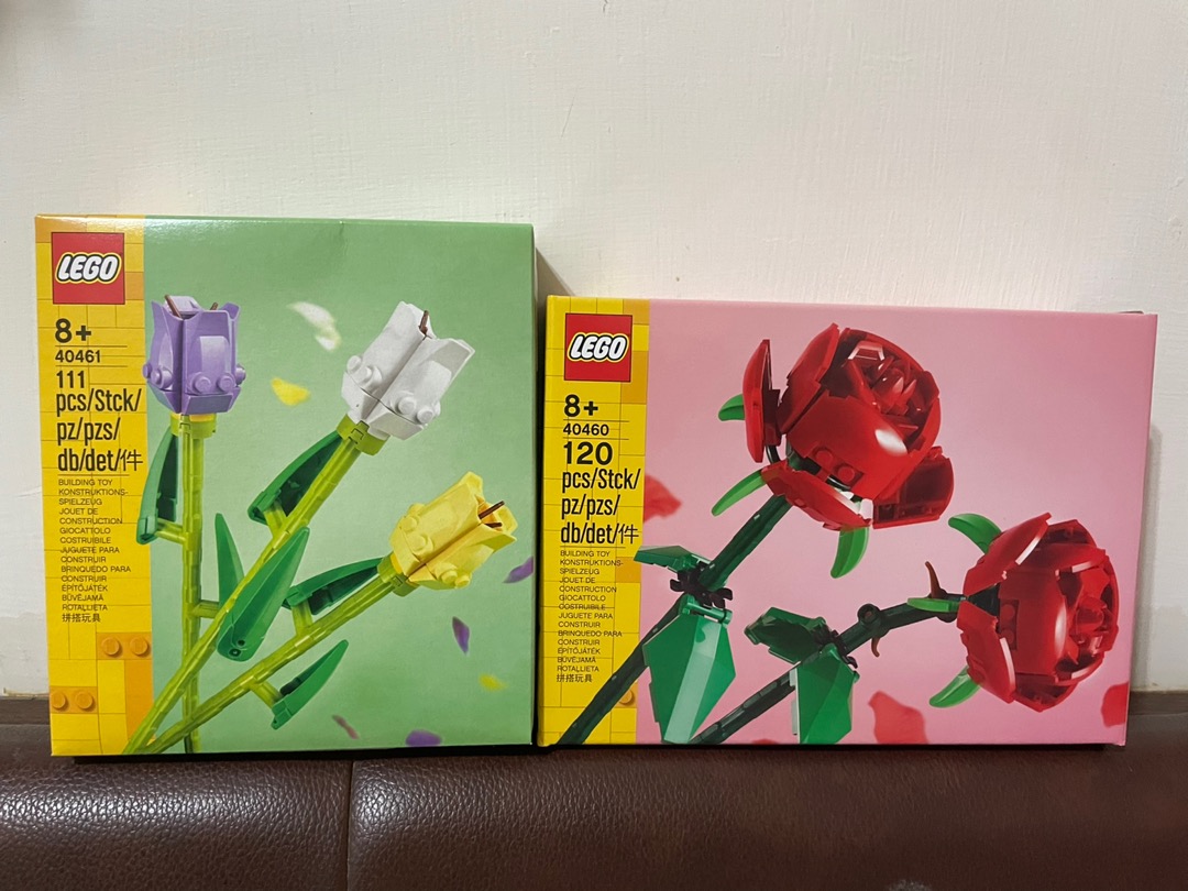 CubeToy】樂高40460 玫瑰花/ 花花藝收藏- LEGO Roses - | 蝦皮購物