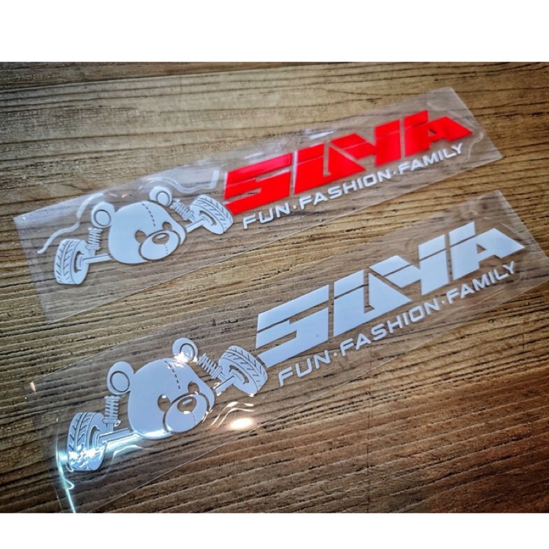 SUYA 馬力熊 Logo車貼