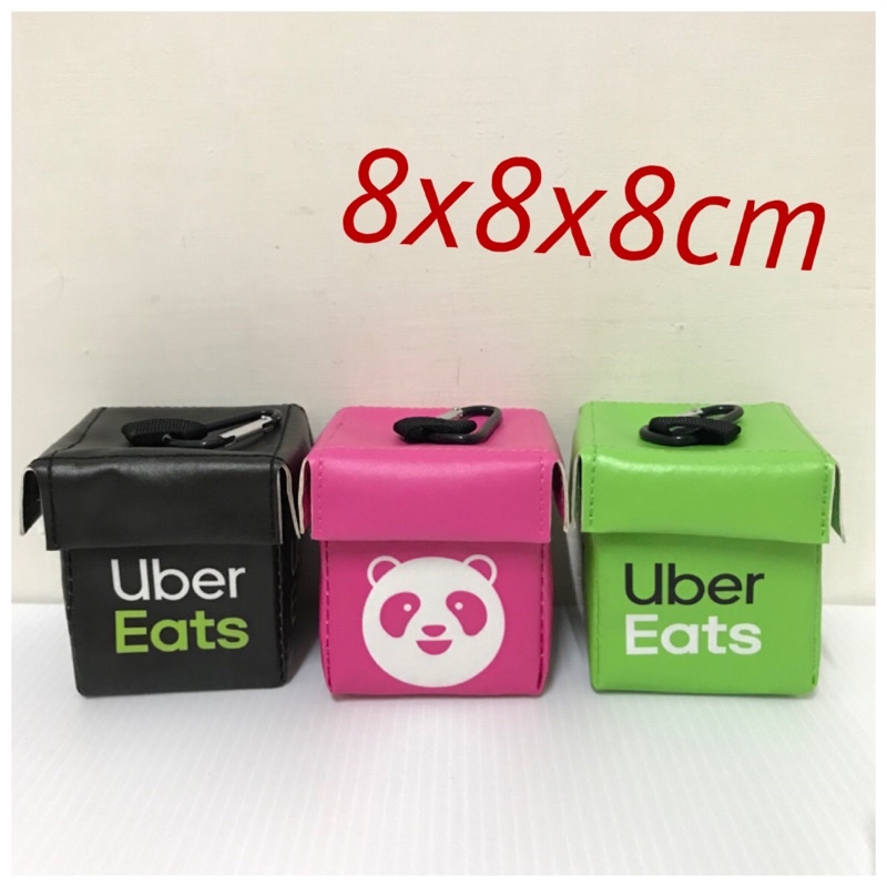 Uber Eats Foodpanda熊貓可愛造型外送箱 吊飾 造型小包包 小型收納箱
