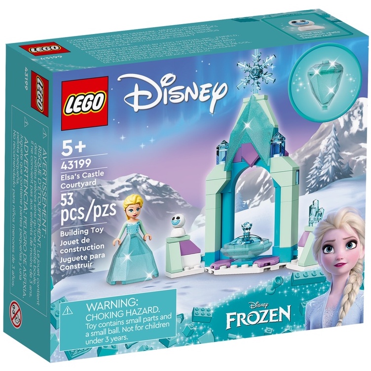 ［想樂］全新 樂高 Lego 43199 Disney Princess 迪士尼 冰雪奇緣 艾莎的城堡庭院